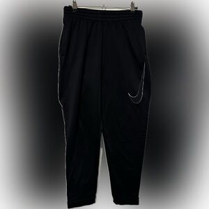 Nike Dri-FIT Black Jogger Sweatpants XL Standard Fit Swoosh Logo